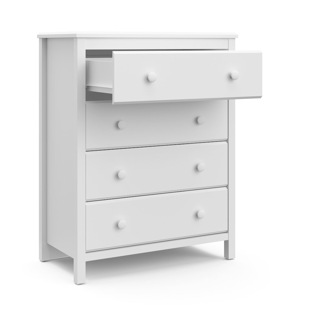 Storkcraft Alpine 4 Drawer Chest (White). Picture 3