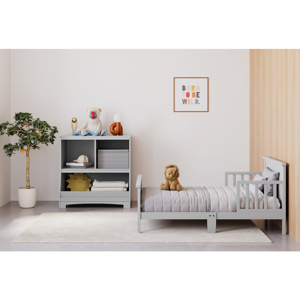 Graco Bailey Toddler Bed (Pebble Gray) - Toddler Bed Frame. Picture 2