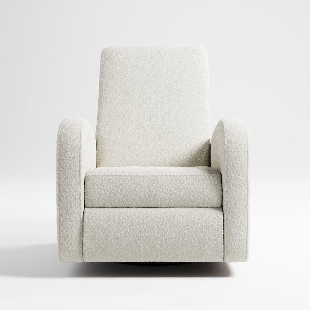 Storkcraft Santa Monica Power Recliner Swivel Glider (Ivory Boucle). Picture 3