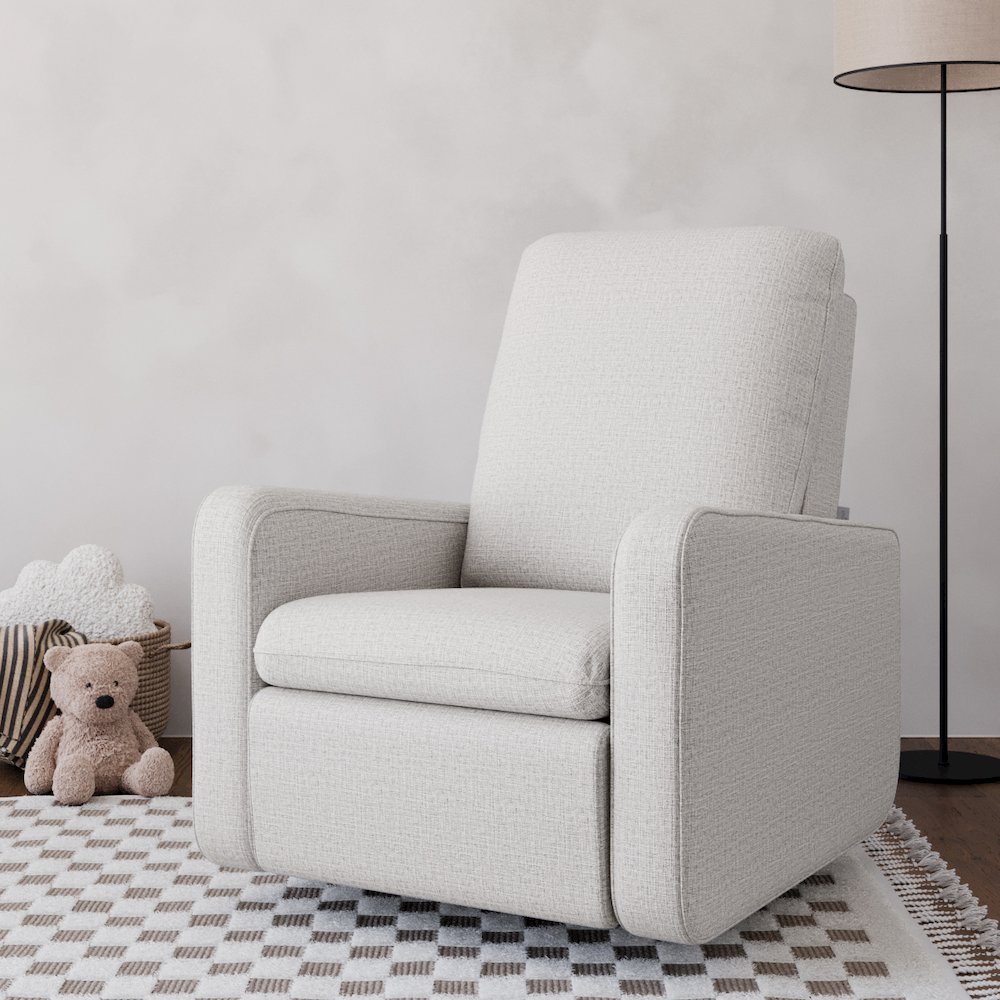 Graco Teddi Power Recliner Swivel Glider (Steel Basketweave). Picture 3