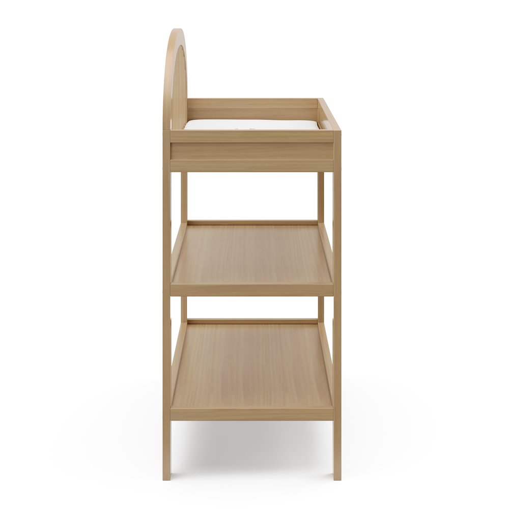 Graco Olivia Changing Table with Water-Resistant Changing Pad (Driftwood). Picture 6