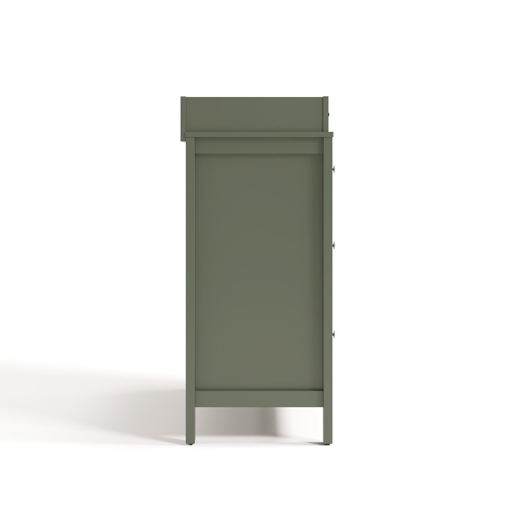 Horizon 3 Drawer Chest with Changing Topper - Olive. Picture 10