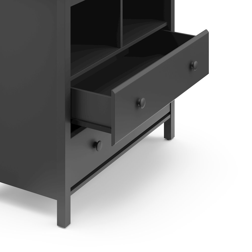 Storkcraft Alpine 2 Drawer Changing Table Chest (Gray). Picture 4