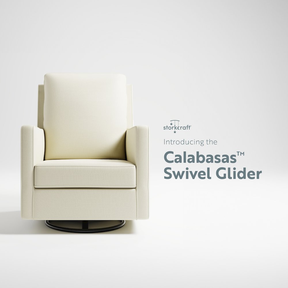 Calabasas Swivel Glider - Pearl. Picture 3