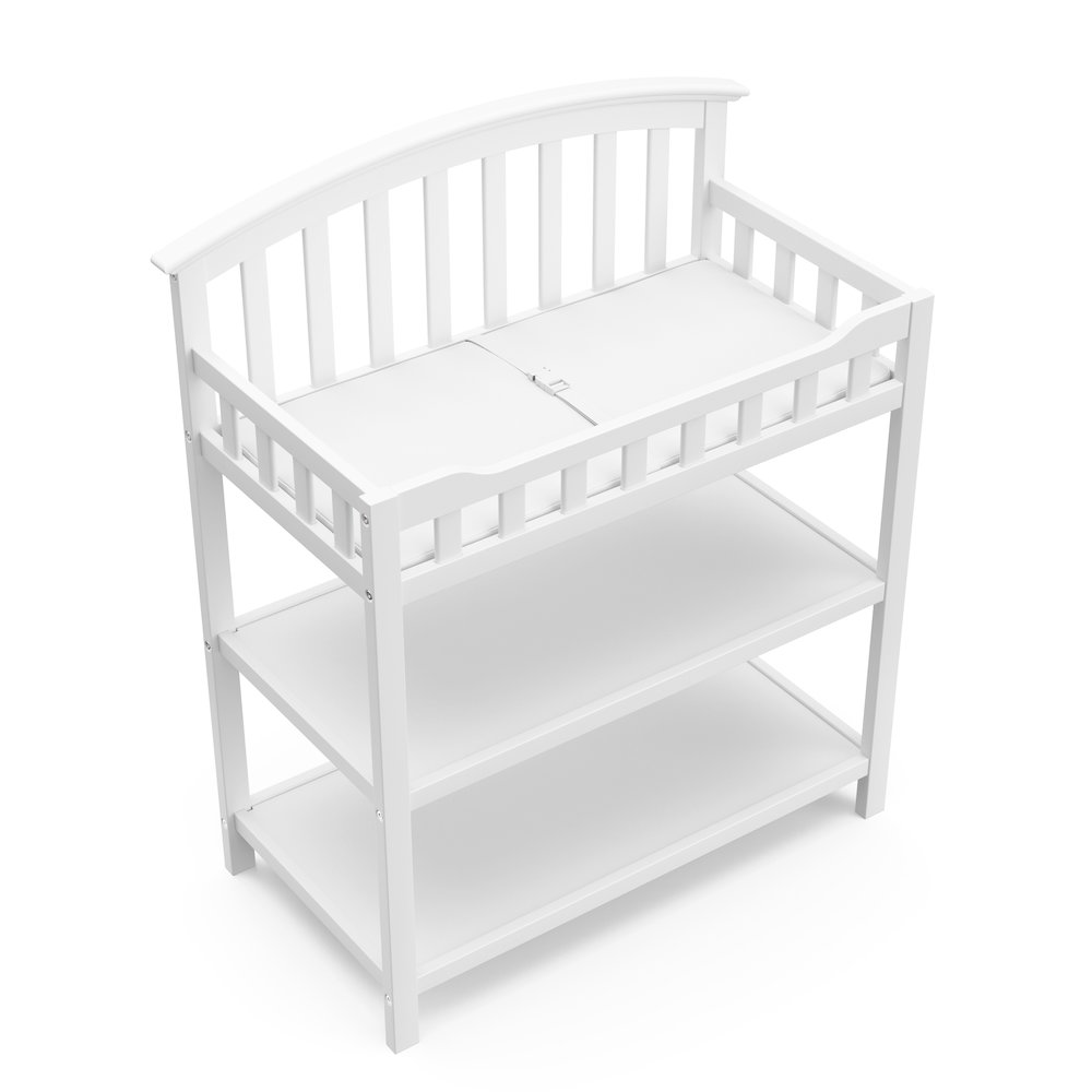 Graco Changing Table with Water-Resistant Changing Pad (White). Picture 6