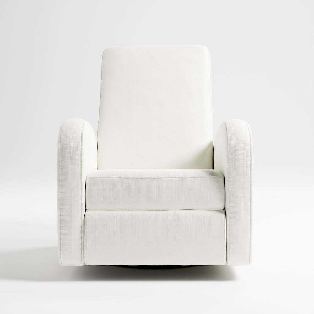 Storkcraft Santa Monica Power Recliner Swivel Glider (Ivory Basketweave). Picture 3