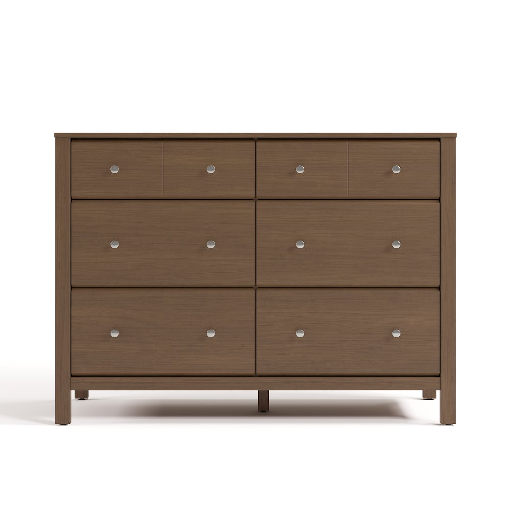 Horizon 6 Drawer Dresser - Hazelnut. Picture 2