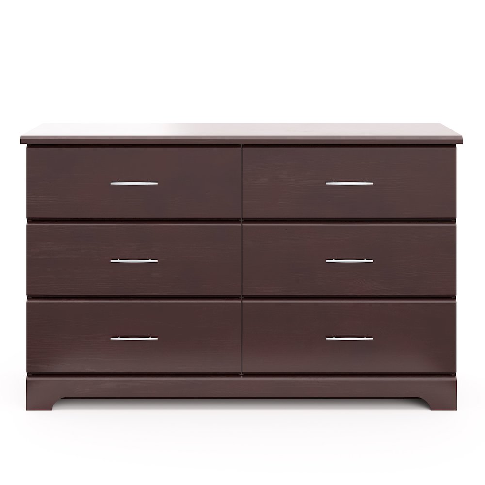 Storkcraft Brookside 6 Drawer Double Dresser (Espresso). Picture 3