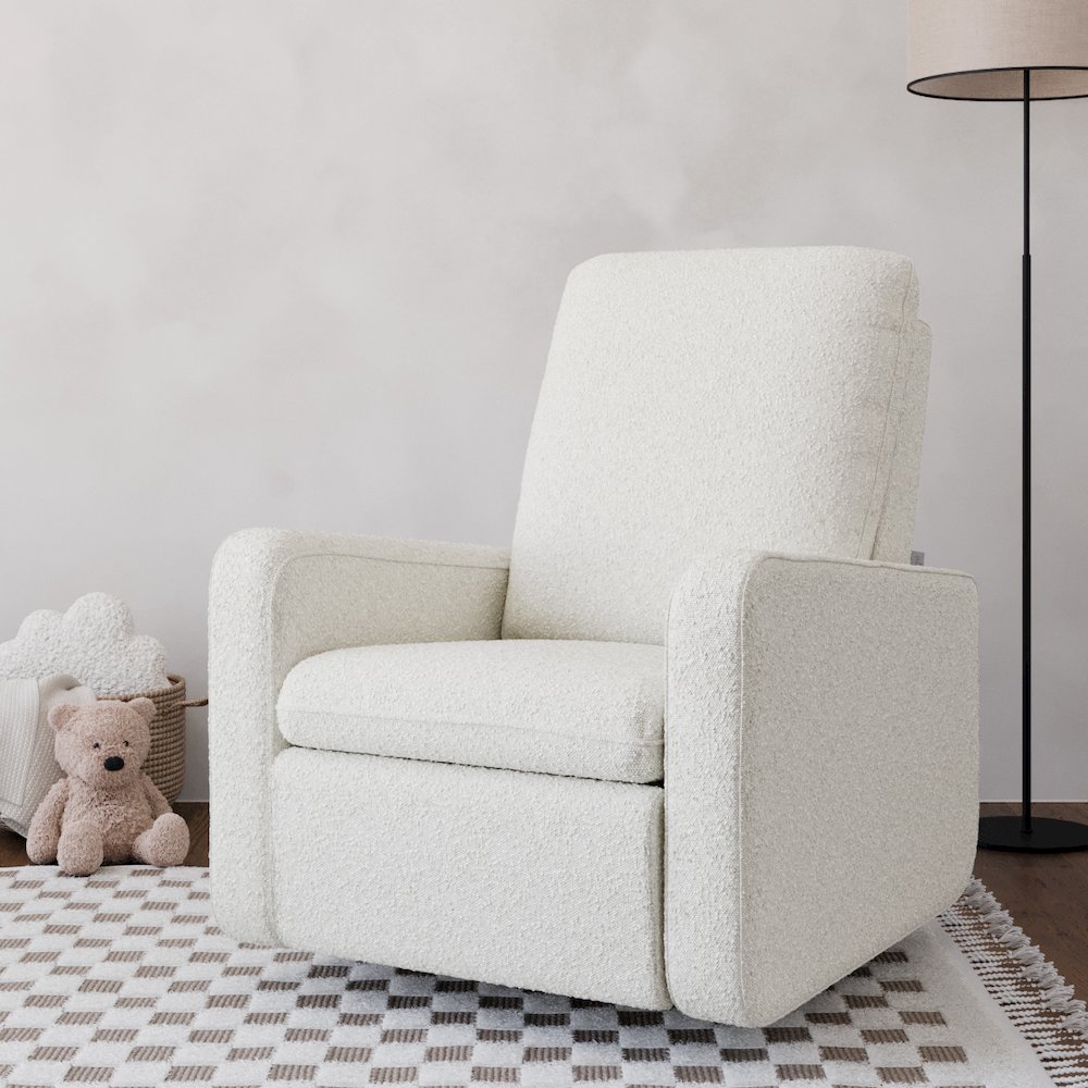 Graco Teddi Power Recliner Swivel Glider (Ivory Boucle). Picture 2