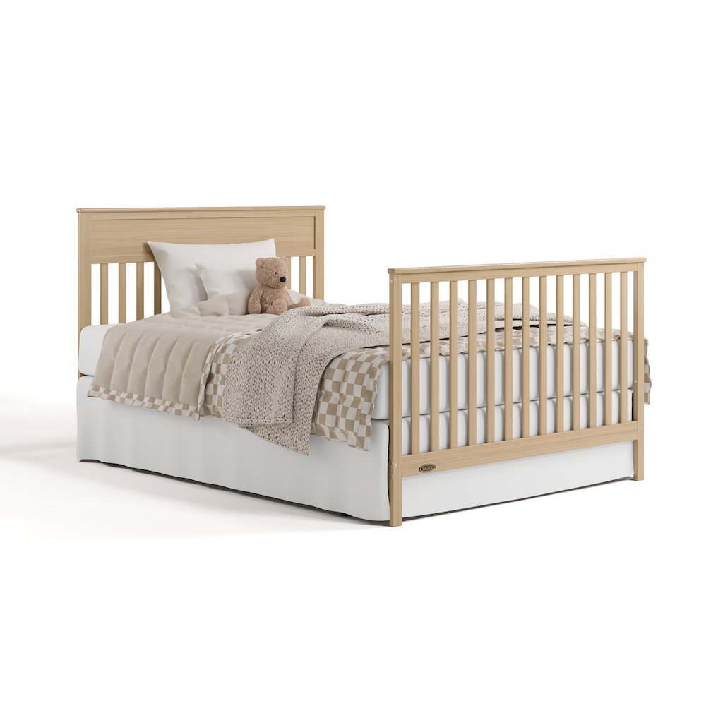 Shiloh Convertible Crib with Drawer - Driftwood. Picture 6