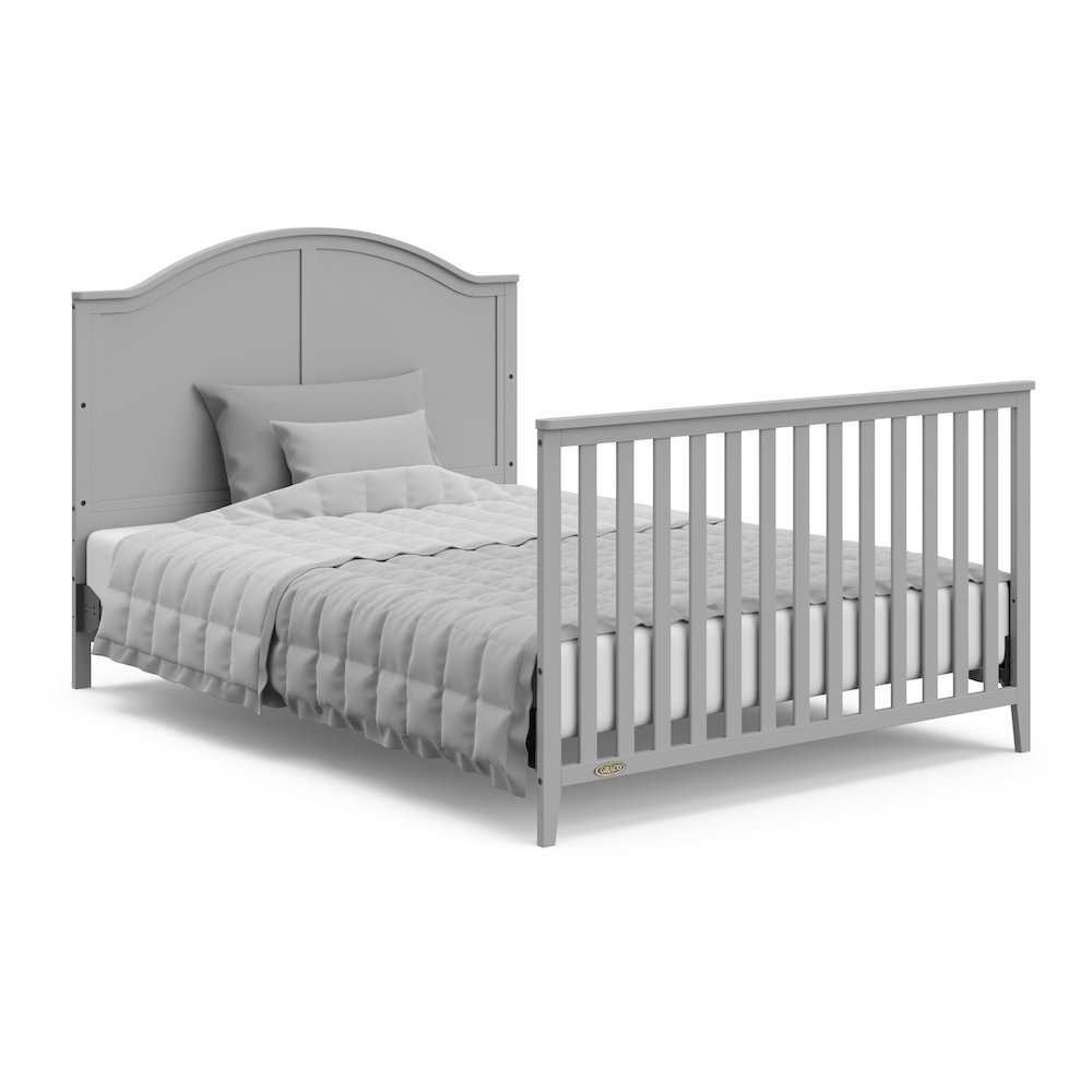 Graco Wilfred 5-in-1 Convertible Crib (Pebble Gray) – GREENGUARD Gold Certified. Picture 6