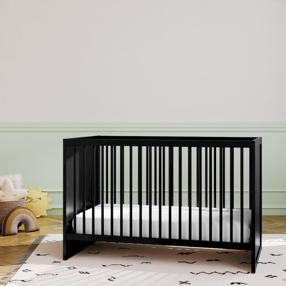 Storkcraft Calabasas 3-in-1 Convertible Crib (Black). Picture 2