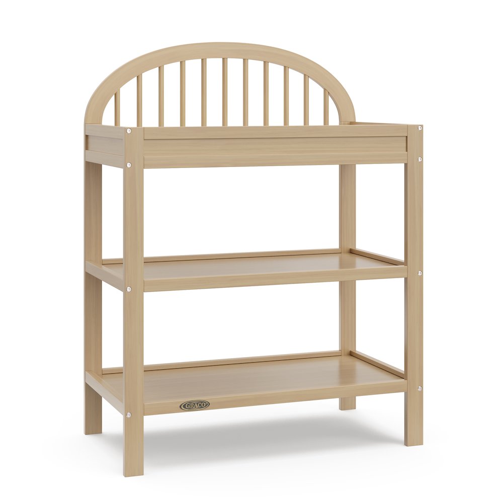 Graco Olivia Changing Table with Water-Resistant Changing Pad (Driftwood). Picture 1