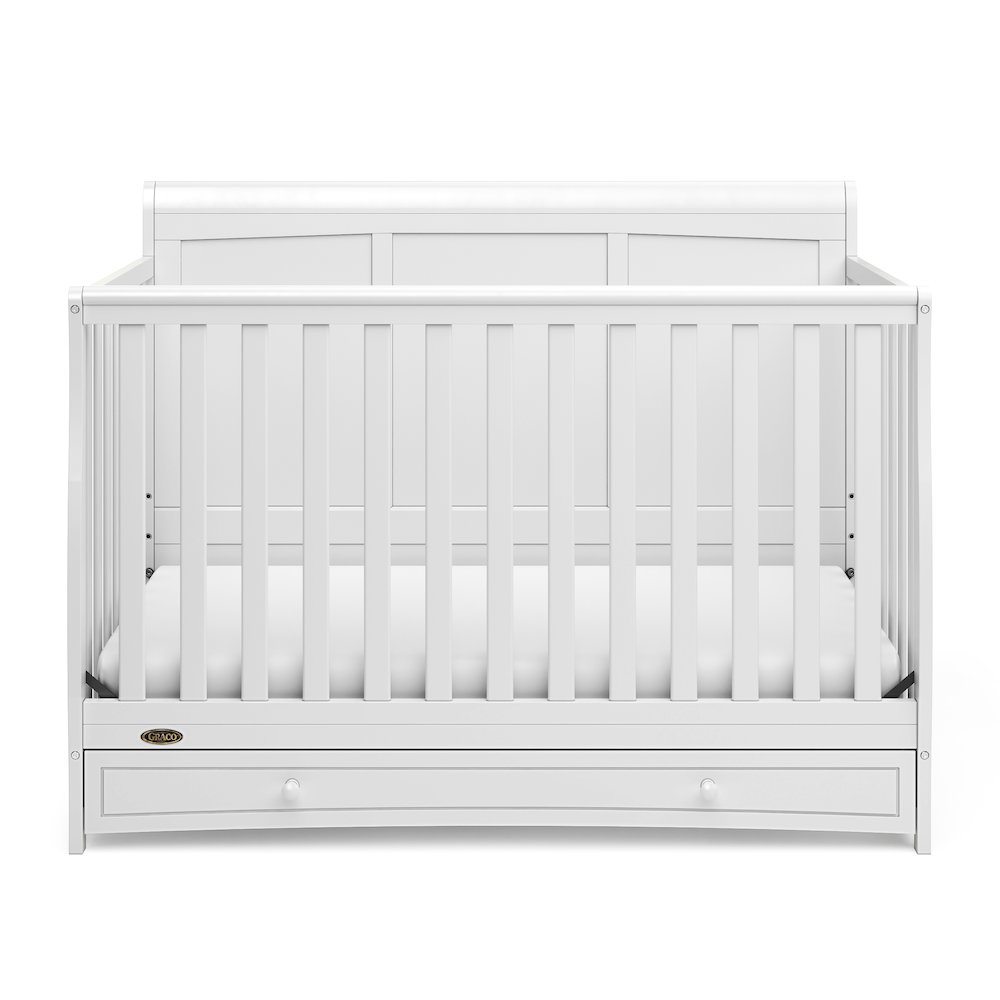 Graco Asheville 4-in-1 Convertible Crib with Drawer (White). Picture 3