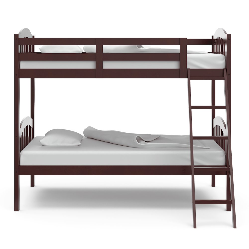 Storkcraft Long Horn Twin-Over-Twin Bunk Bed (Espresso). Picture 4