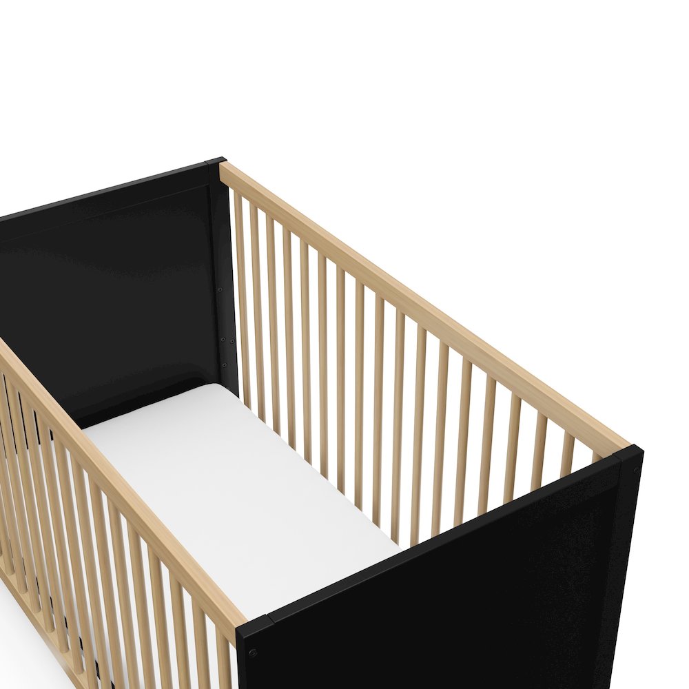 Storkcraft Calabasas 3-in-1 Convertible Crib (Black with Driftwood). Picture 5