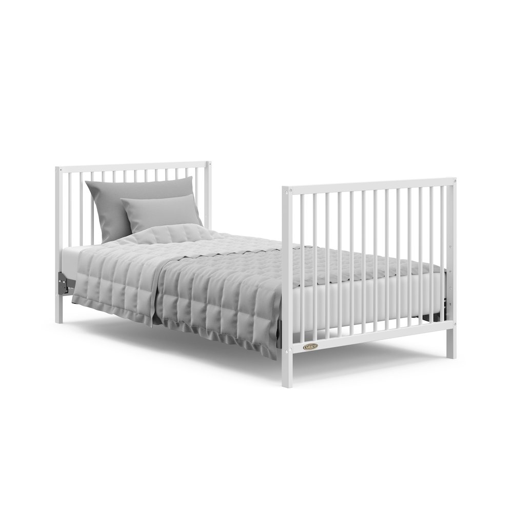 Graco Teddi 4-in-1 Convertible Mini Crib - White. Picture 5