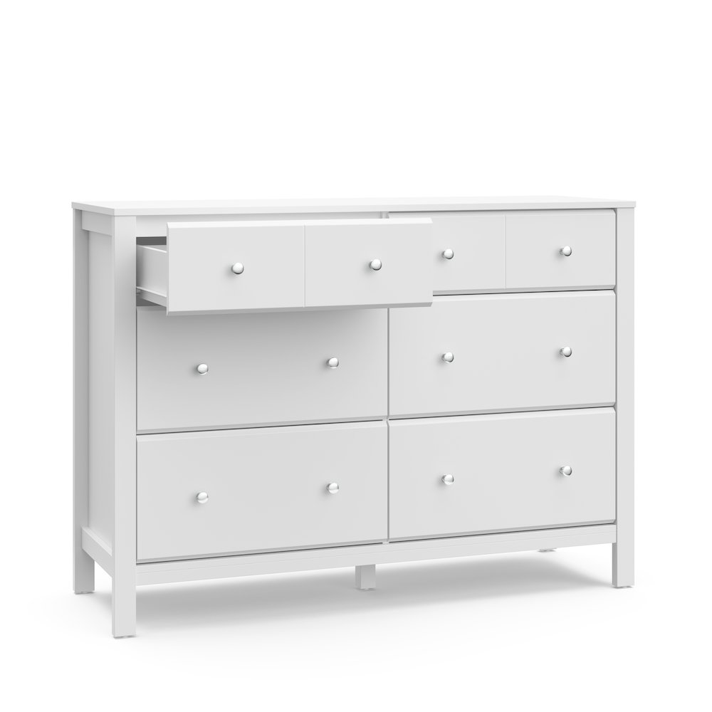 Storkcraft Horizon 6 Drawer Dresser (White) - GREENGUARD Gold Certified. Picture 6