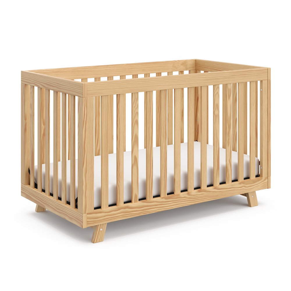 Storkcraft Beckett 3-in-1 Convertible Crib (Natural). Picture 1