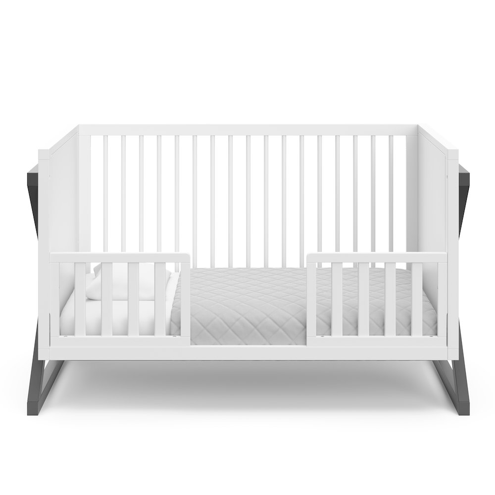 Storkcraft Equinox 3-in-1 Convertible Crib - Gray. Picture 6