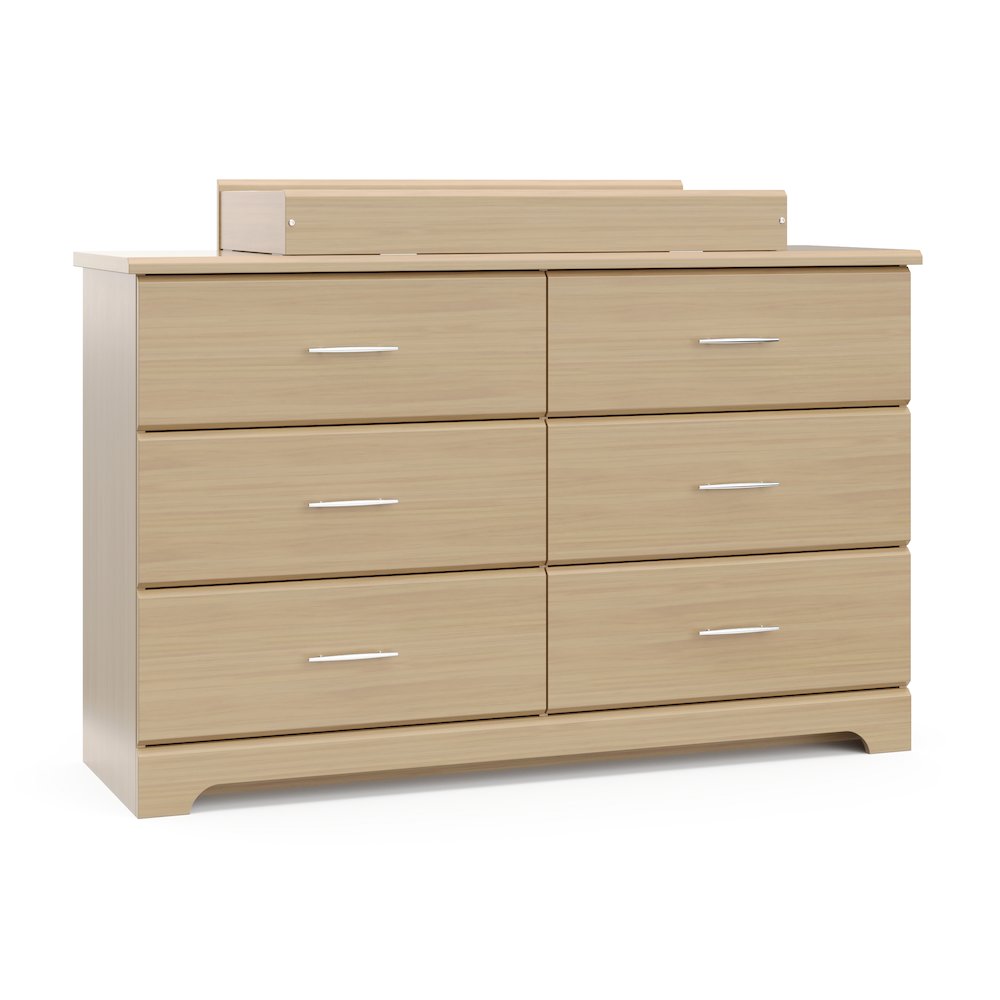 Storkcraft Brookside 6 Drawer Double Dresser (Driftwood). Picture 8