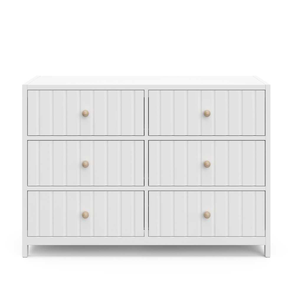 Graco Teddi 6 Drawer Double Dresser (White). Picture 3