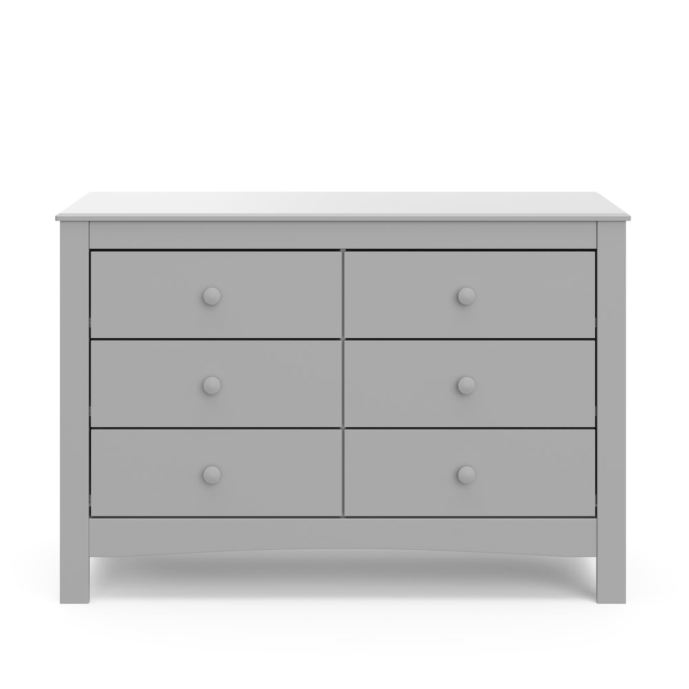 Graco Noah 6 Drawer Double Dresser (Pebble Gray). Picture 4