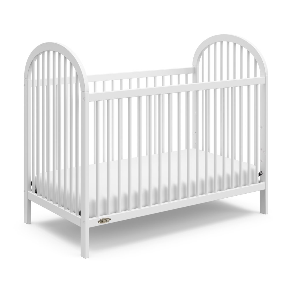Graco Olivia 3-in-1 Convertible Crib (White) – GREENGUARD Gold Certified. Picture 1