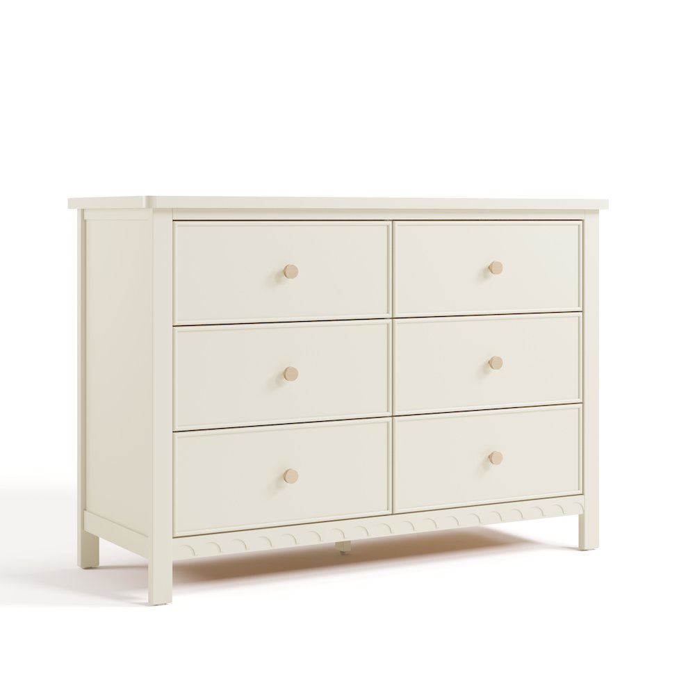 Graco Sasha 6 Drawer Dresser - Frosted Oat. Picture 1