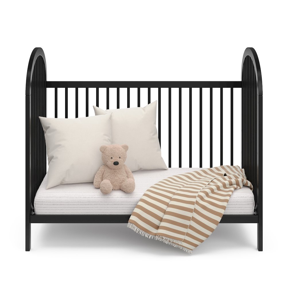 Graco Olivia 3-in-1 Convertible Crib (Black) – GREENGUARD Gold Certified. Picture 5