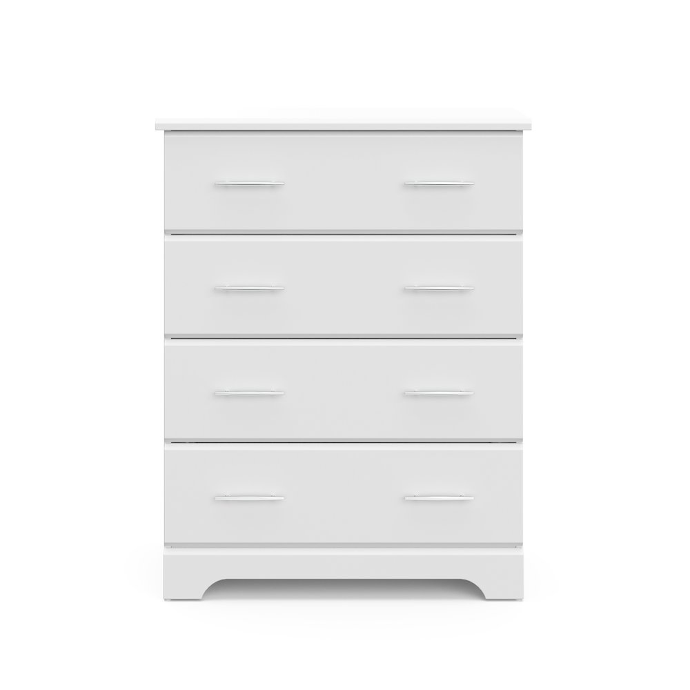 Storkcraft Brookside 4 Drawer Chest (White) – GREENGUARD Gold Certified. Picture 3