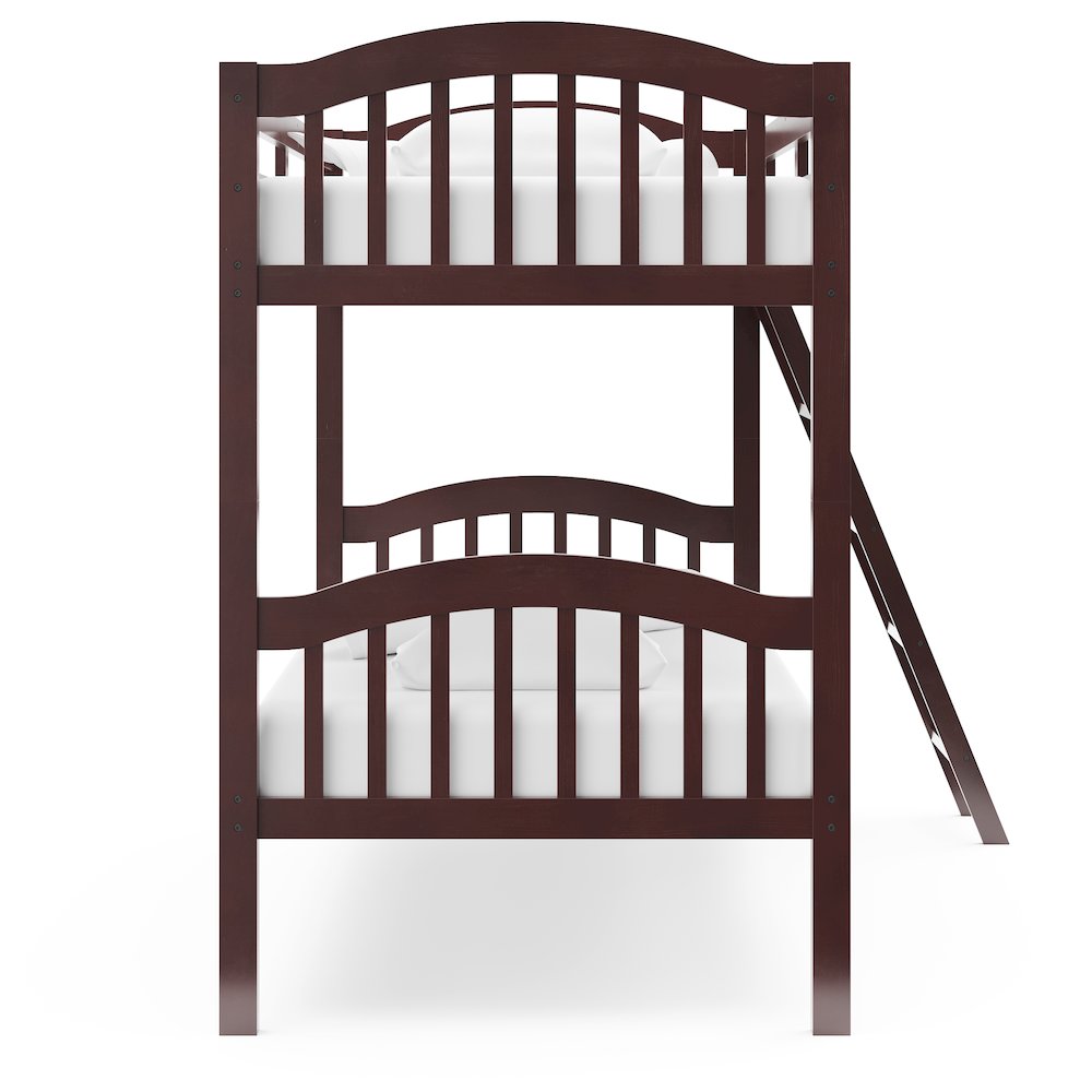 Storkcraft Long Horn Twin-Over-Twin Bunk Bed (Espresso). Picture 5