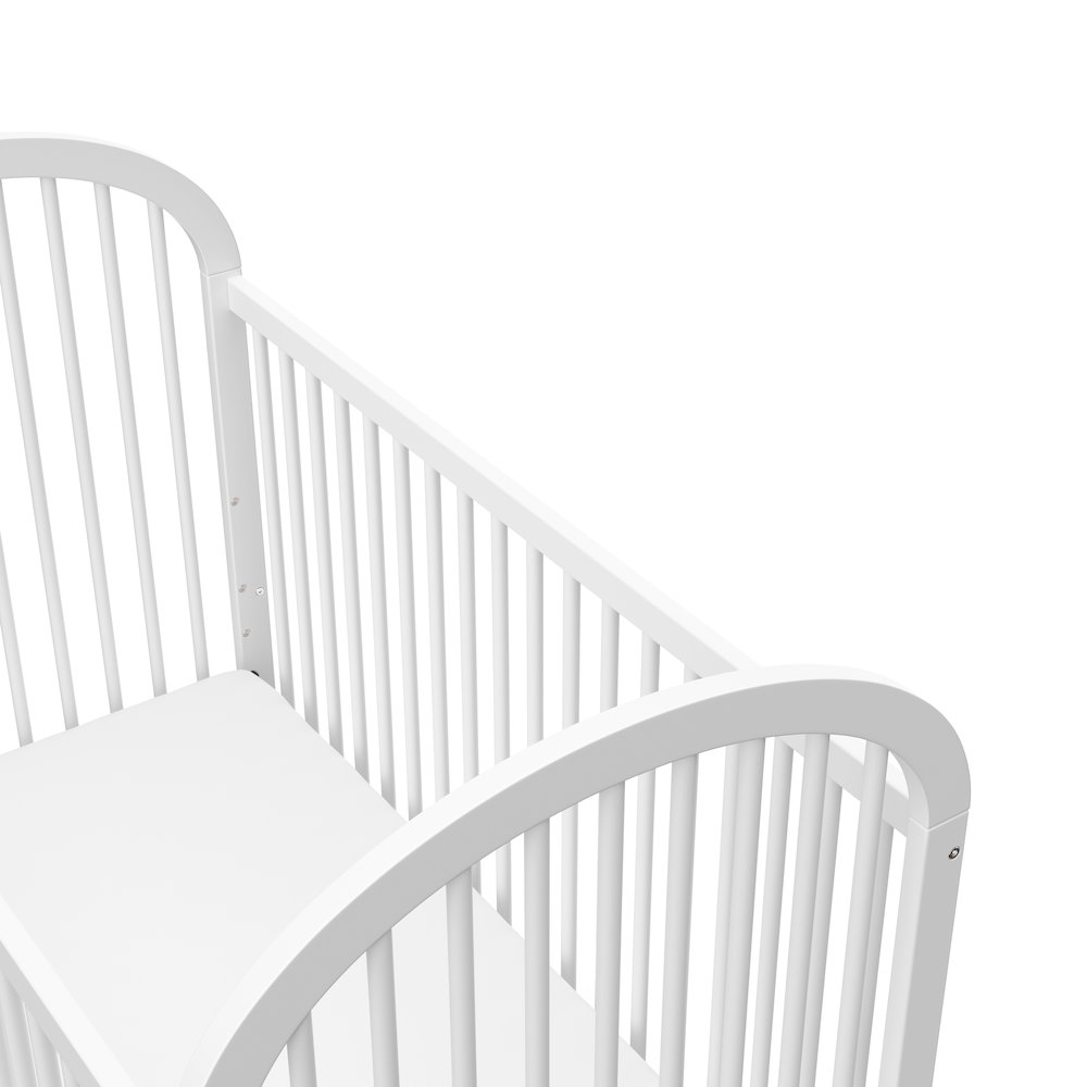 Graco Olivia 3-in-1 Convertible Crib (White) – GREENGUARD Gold Certified. Picture 4