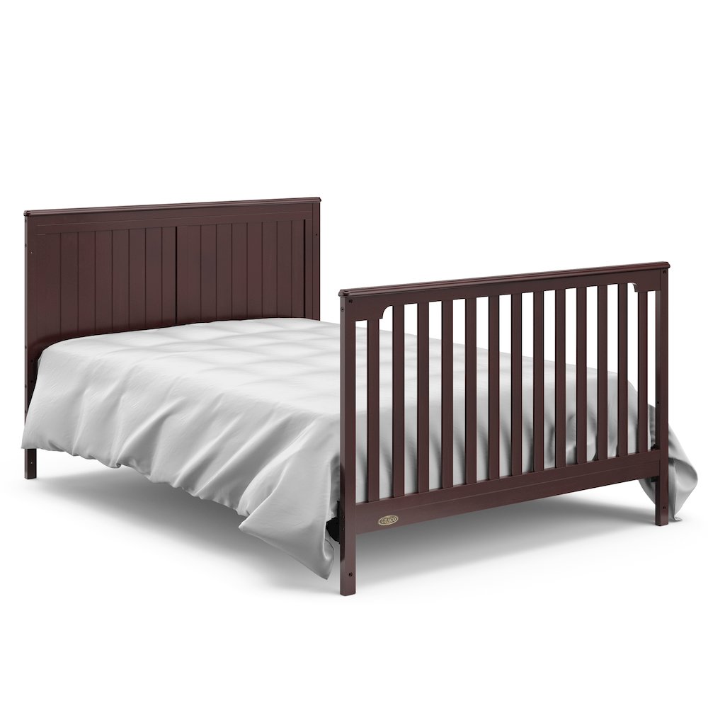 Graco Hadley 5-in-1 Convertible Crib with Drawer (Espresso). Picture 8