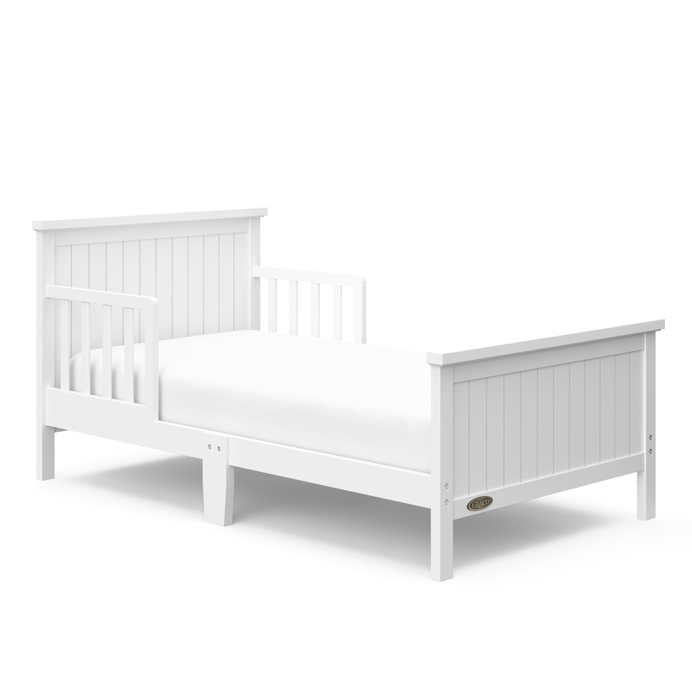Graco Bailey Toddler Bed (White) - Toddler Bed Frame Fits Standard-Size Crib. Picture 7