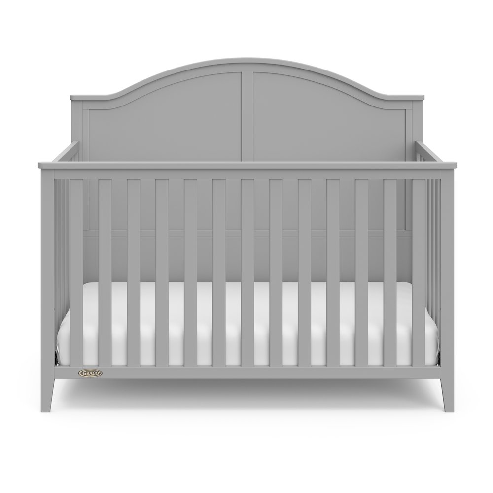Graco Wilfred 5-in-1 Convertible Crib (Pebble Gray) – GREENGUARD Gold Certified. Picture 3