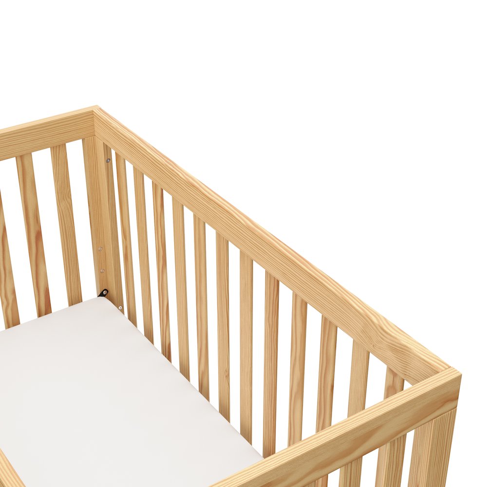 Storkcraft Beckett 3-in-1 Convertible Crib (Natural). Picture 4