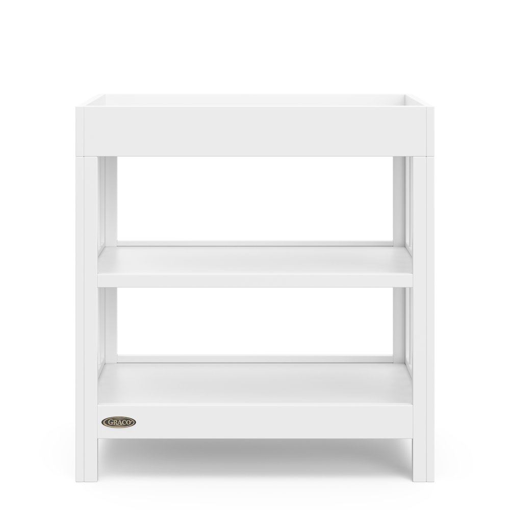 Graco Teddi Changing Table with Water-Resistant Changing Pad - White. Picture 3