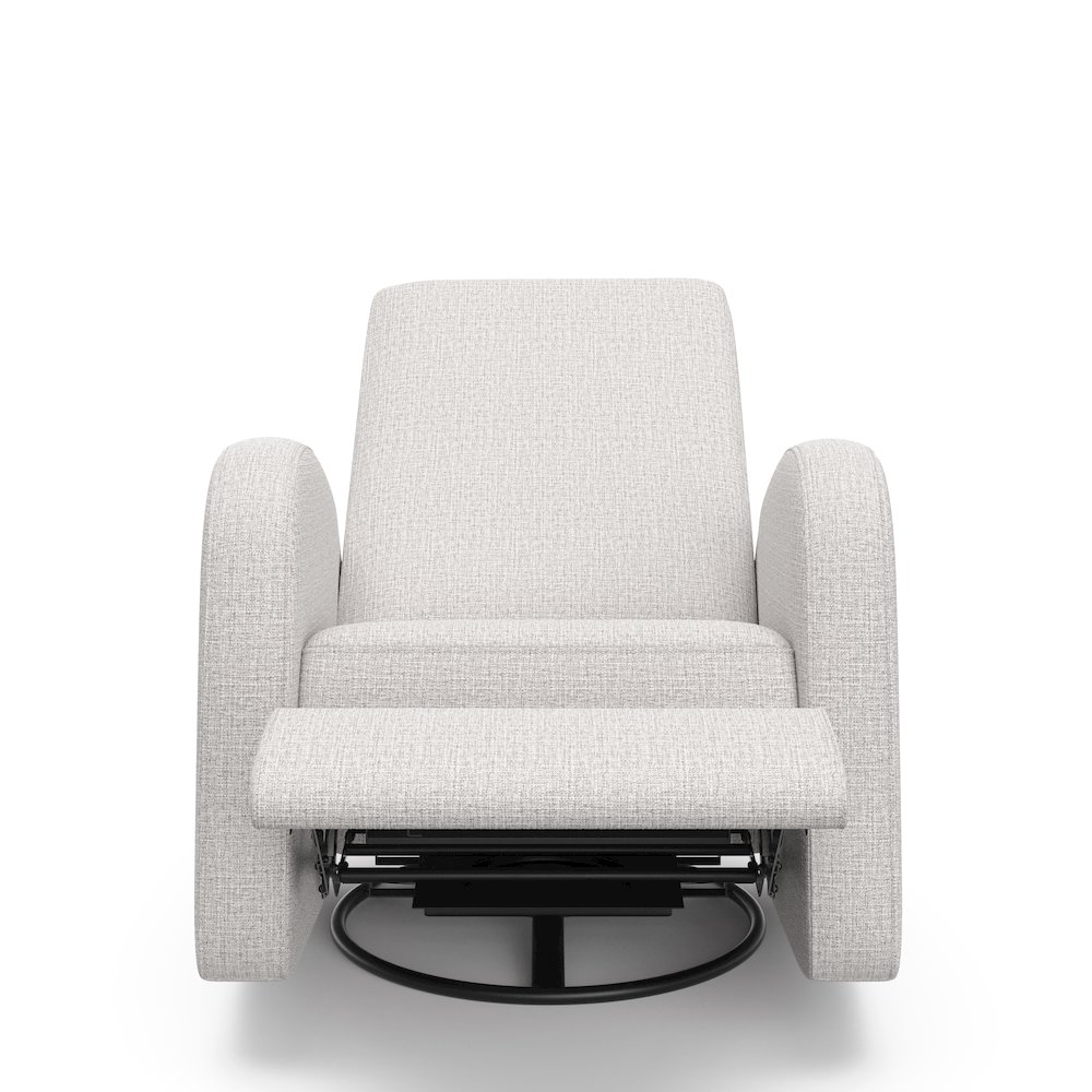 Storkcraft Santa Monica Power Recliner Swivel Glider (Steel Basketweave). Picture 5