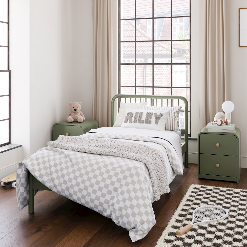 Storkcraft Next Porto Twin Bed (Olive). Picture 2