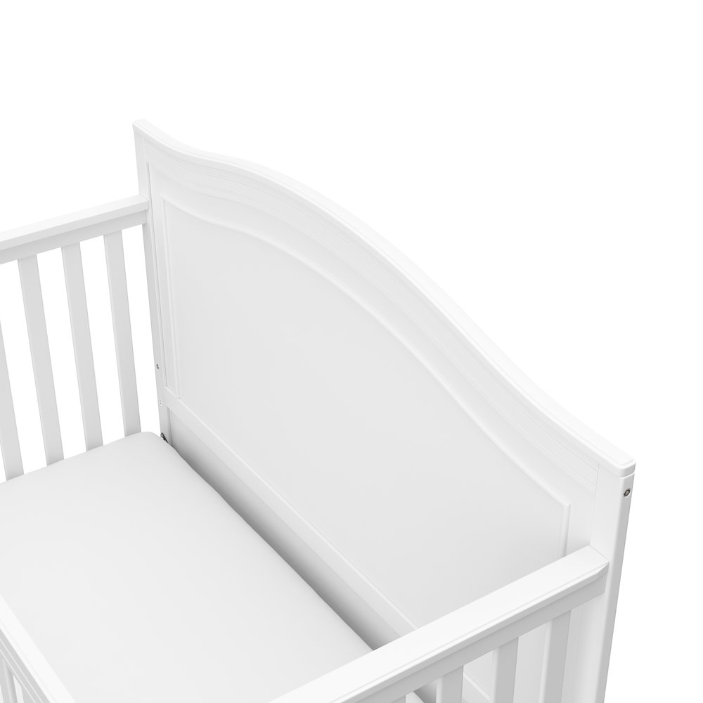 Graco Paris 4-in-1 Convertible Crib (White) – GREENGUARD Gold Certified. Picture 3
