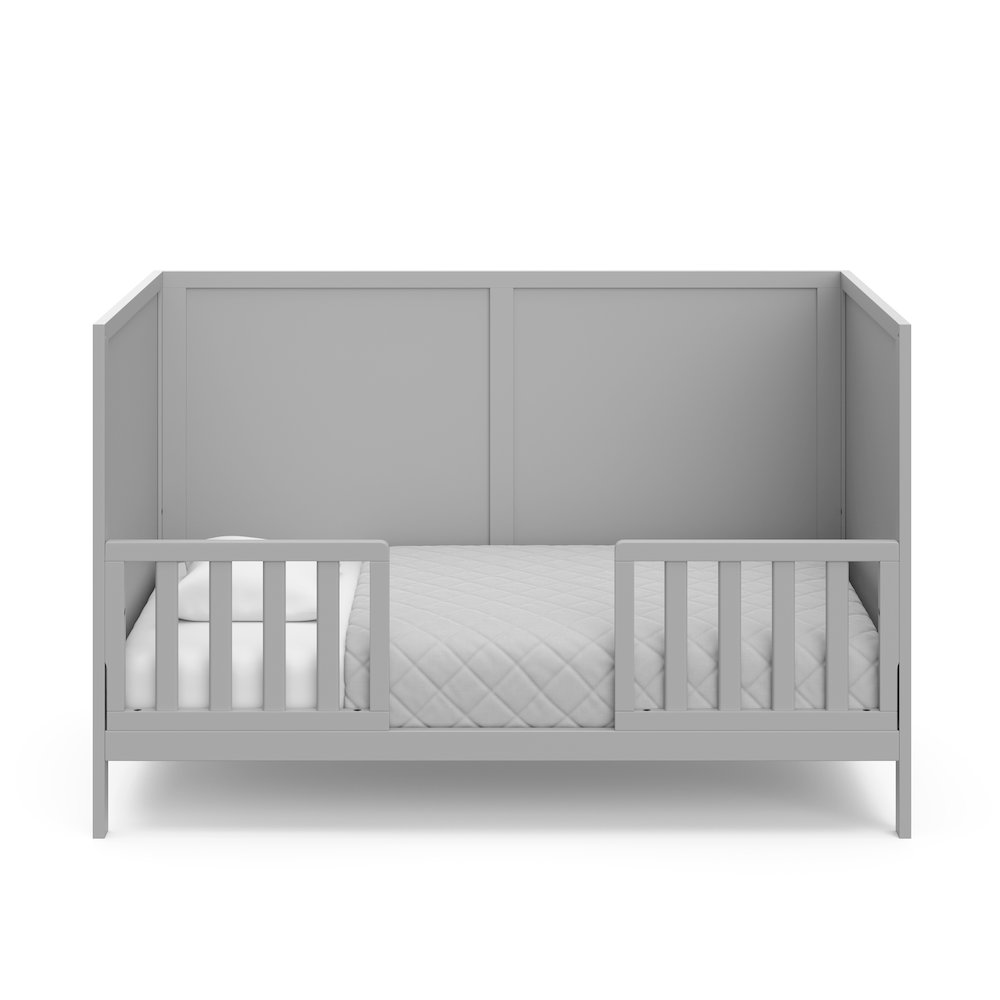 Graco Theo 3-in-1 Convertible Crib - Pebble Gray. Picture 5