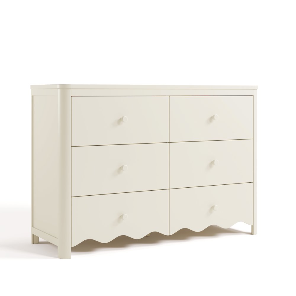 Casablanca 6 Drawer Dresser - Frosted oat. Picture 1