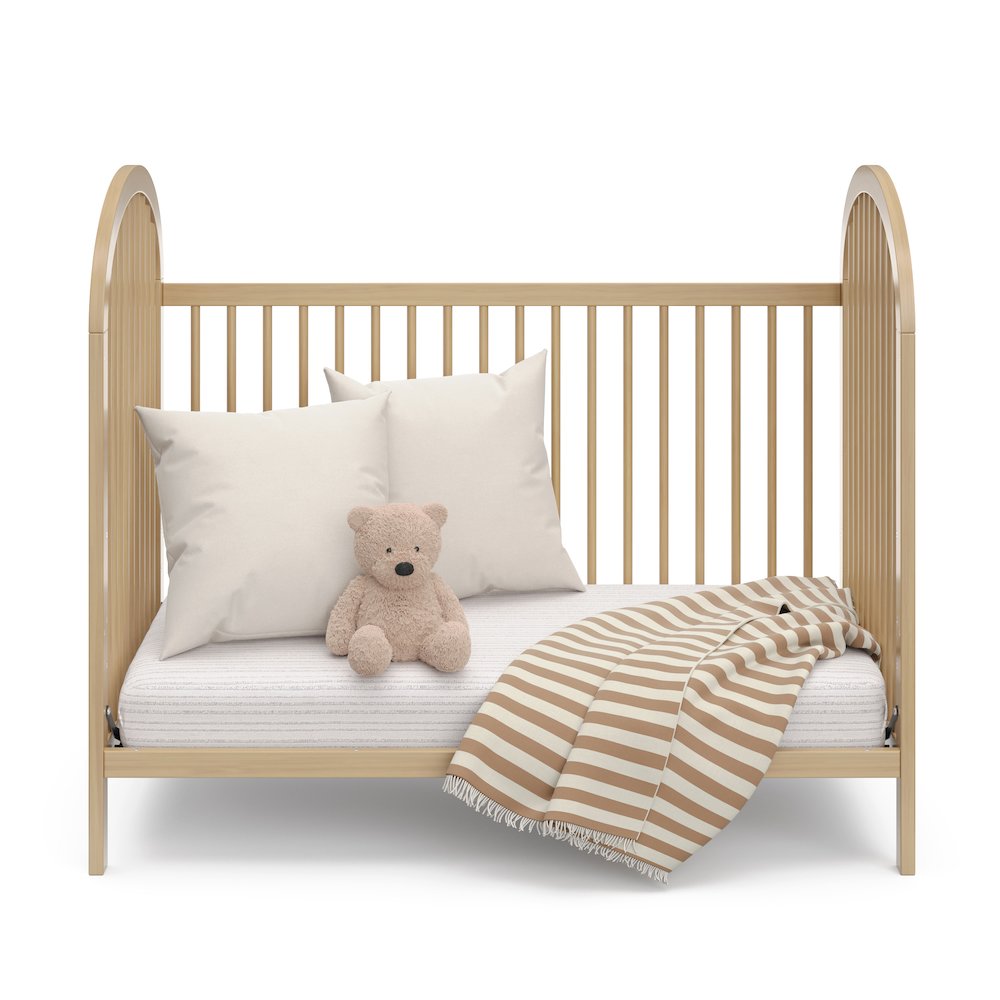 Graco Olivia 3-in-1 Convertible Crib (Driftwood) – GREENGUARD Gold Certified. Picture 4