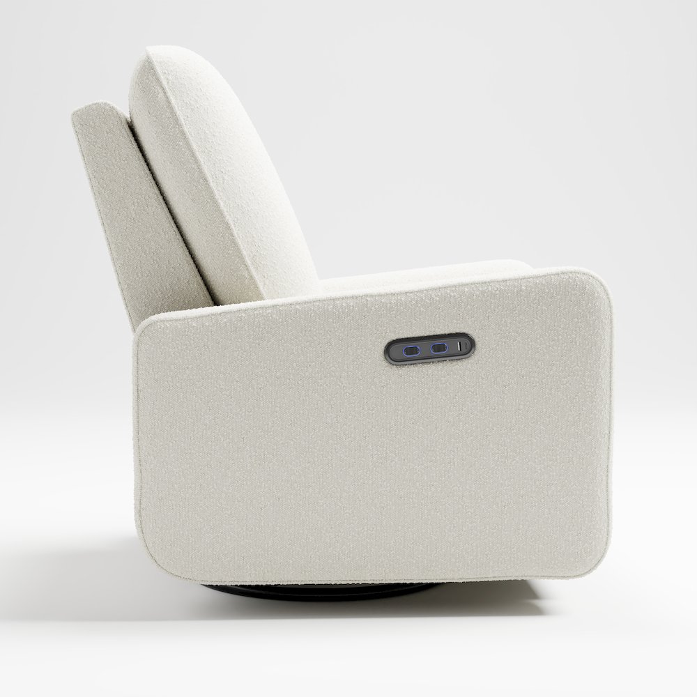 Graco Teddi Power Recliner Swivel Glider (Ivory Boucle). Picture 4