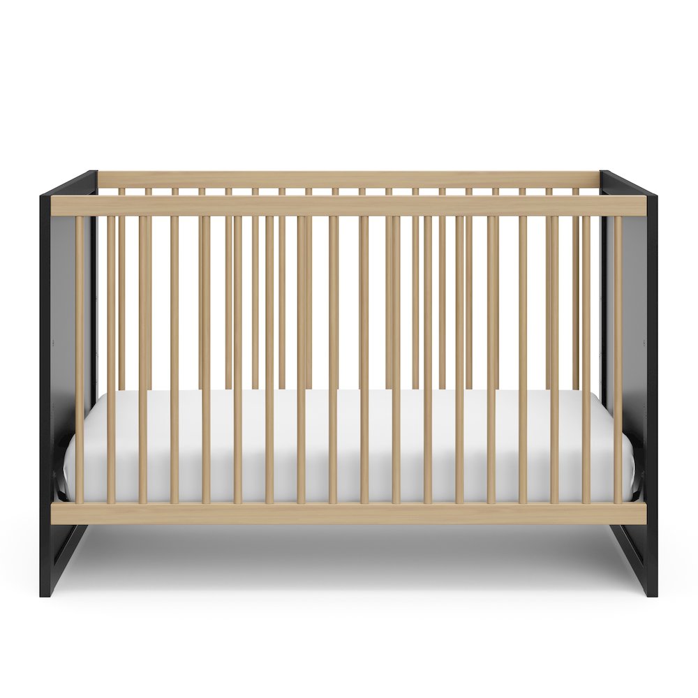 Storkcraft Calabasas 3-in-1 Convertible Crib (Black with Driftwood). Picture 4