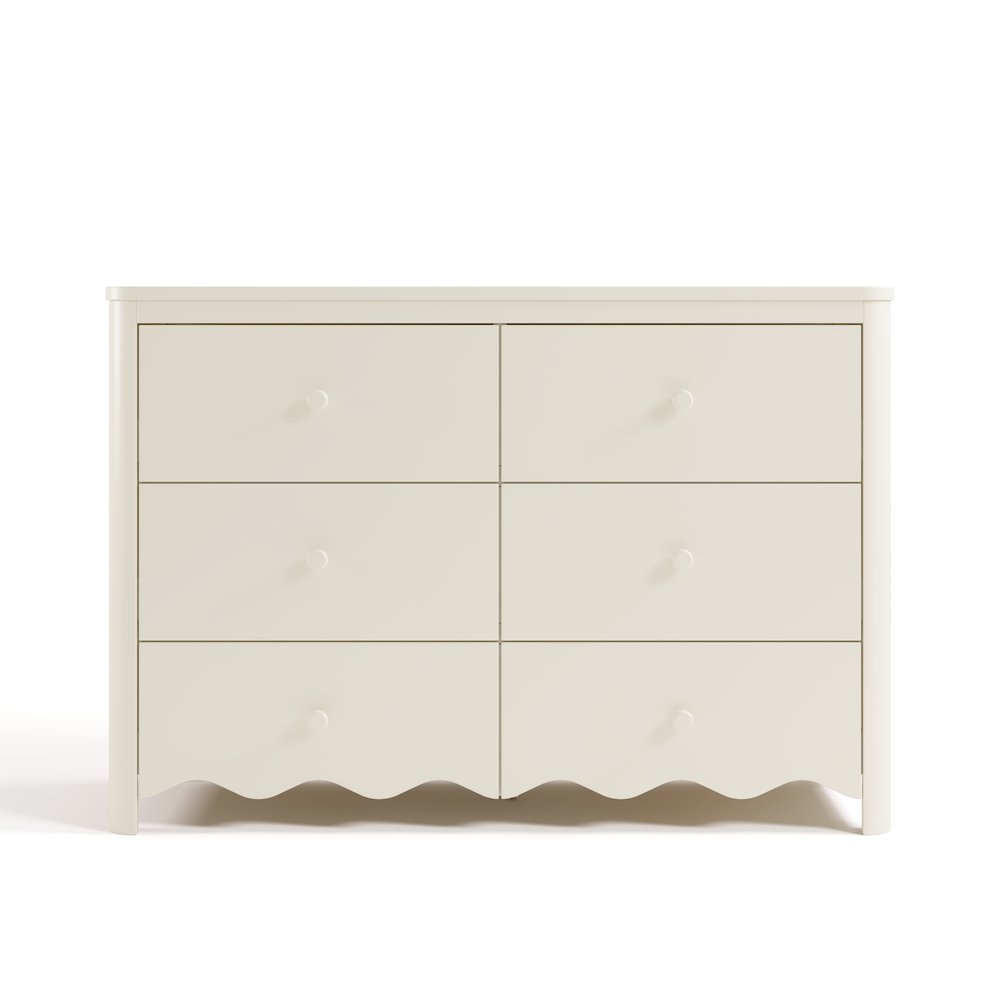 Casablanca 6 Drawer Dresser - Frosted oat. Picture 2