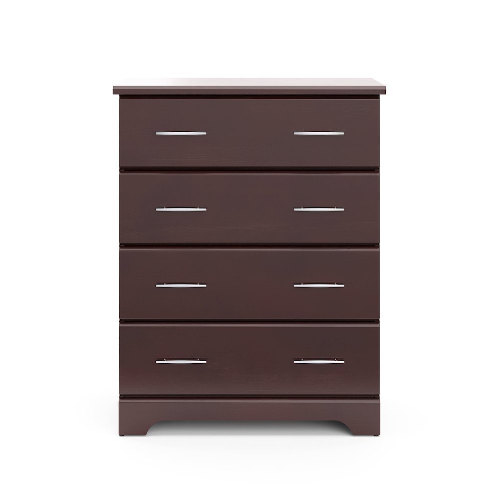 Storkcraft Brookside 4 Drawer Chest (Espresso) – GREENGUARD Gold Certified. Picture 3