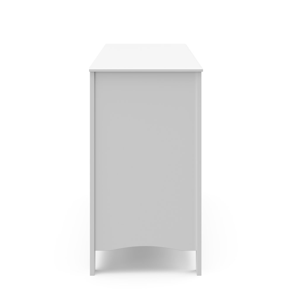 Graco Noah 6 Drawer Double Dresser (White) - 6 Drawer Double Dresser for Kids. Picture 7