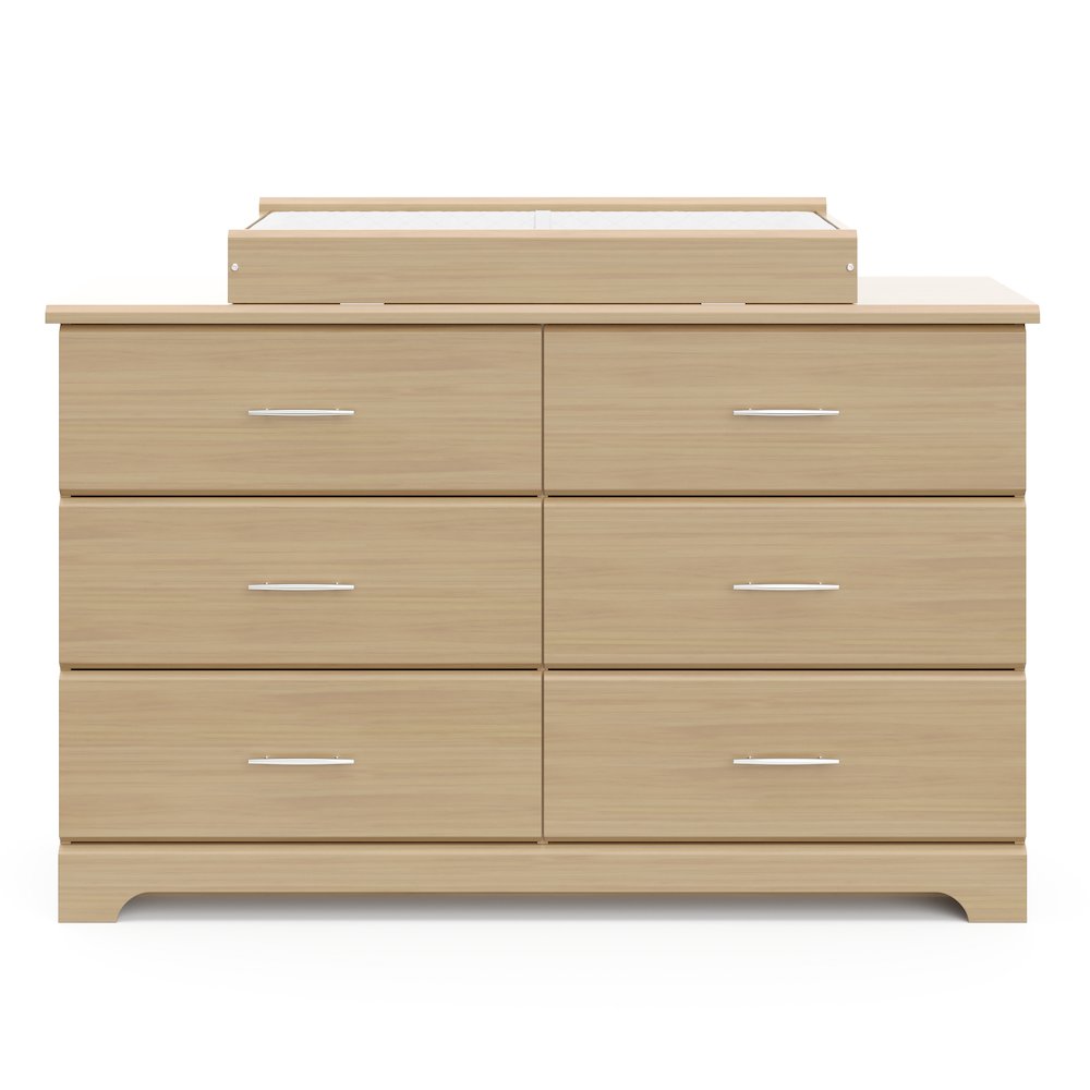 Storkcraft Brookside 6 Drawer Double Dresser (Driftwood). Picture 7